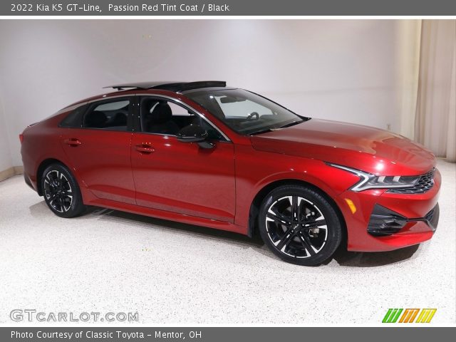2022 Kia K5 GT-Line in Passion Red Tint Coat