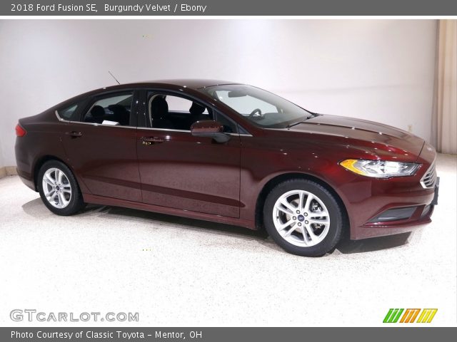 2018 Ford Fusion SE in Burgundy Velvet