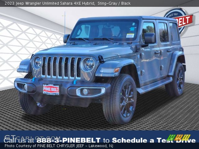 2023 Jeep Wrangler Unlimited Sahara 4XE Hybrid in Sting-Gray