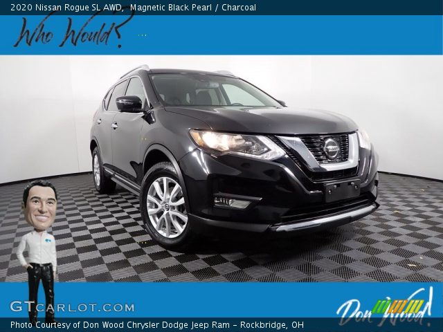 2020 Nissan Rogue SL AWD in Magnetic Black Pearl