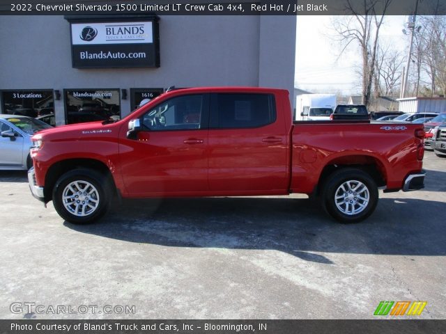 2022 Chevrolet Silverado 1500 Limited LT Crew Cab 4x4 in Red Hot