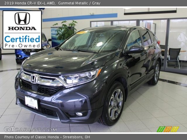 2019 Honda CR-V EX-L AWD in Gunmetal Metallic