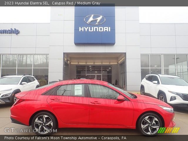 2023 Hyundai Elantra SEL in Calypso Red