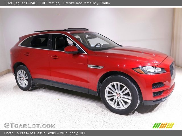 2020 Jaguar F-PACE 30t Prestige in Firenze Red Metallic