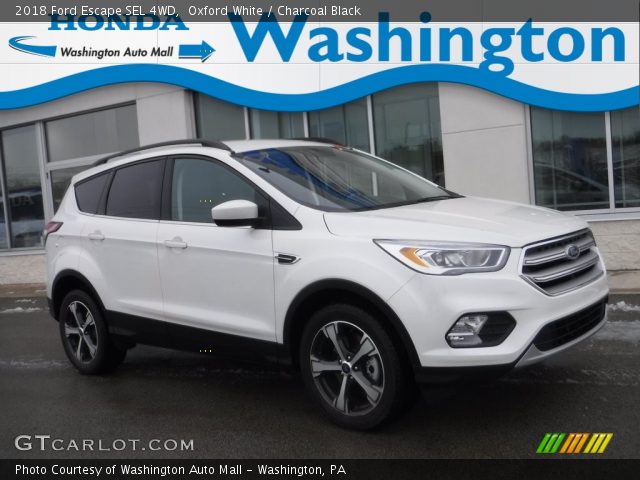 2018 Ford Escape SEL 4WD in Oxford White