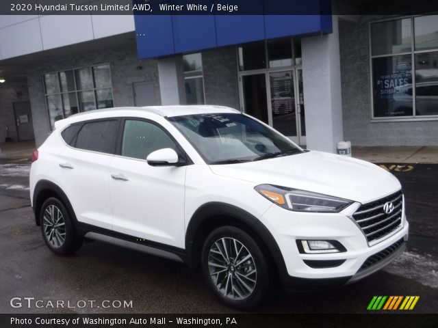 2020 Hyundai Tucson Limited AWD in Winter White