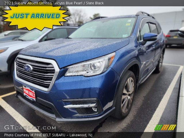 2021 Subaru Ascent Limited in Abyss Blue Pearl