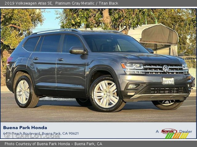 2019 Volkswagen Atlas SE in Platinum Gray Metallic