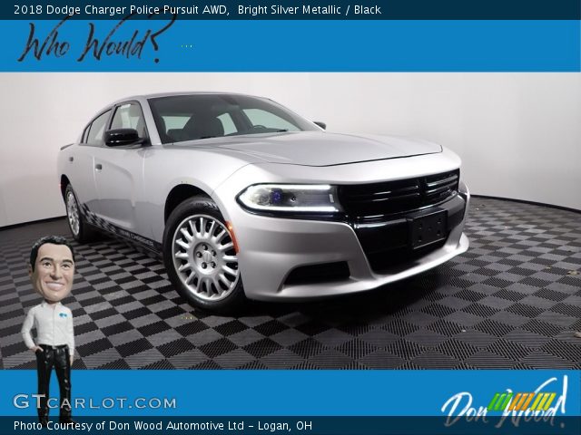 2018 Dodge Charger Police Pursuit AWD in Bright Silver Metallic