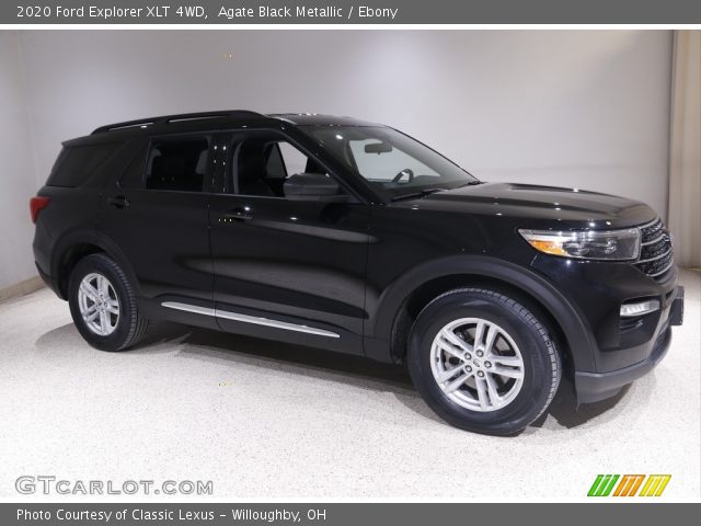 2020 Ford Explorer XLT 4WD in Agate Black Metallic