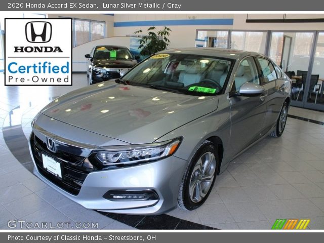 2020 Honda Accord EX Sedan in Lunar Silver Metallic