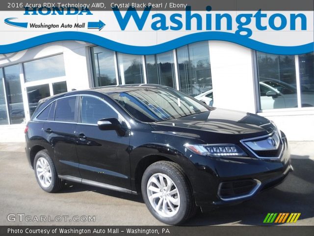 2016 Acura RDX Technology AWD in Crystal Black Pearl
