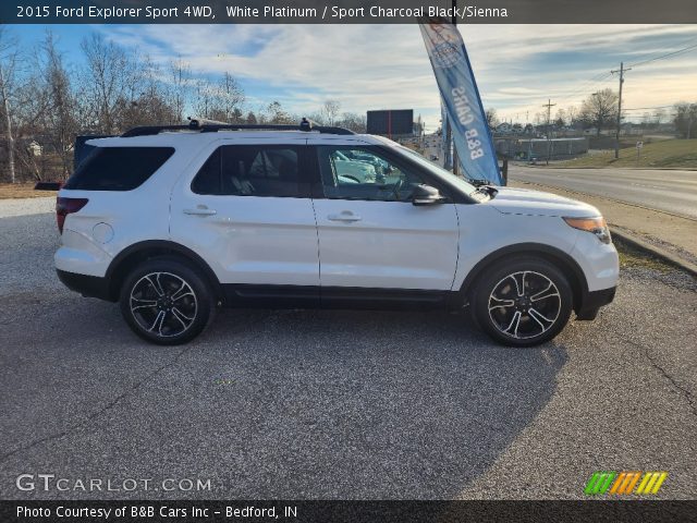 2015 Ford Explorer Sport 4WD in White Platinum
