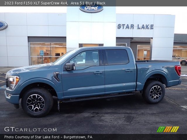 2023 Ford F150 XLT SuperCrew 4x4 in Area 51 Blue