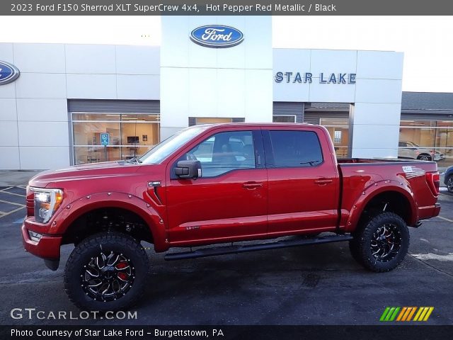 2023 Ford F150 Sherrod XLT SuperCrew 4x4 in Hot Pepper Red Metallic