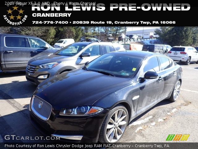 2013 Jaguar XF 3.0 AWD in Ebony