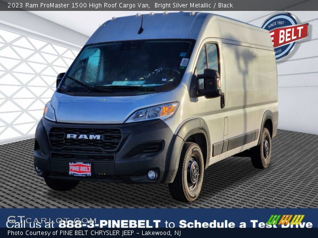 2023 Ram ProMaster 1500 High Roof Cargo Van in Bright Silver Metallic