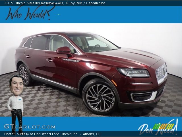 2019 Lincoln Nautilus Reserve AWD in Ruby Red