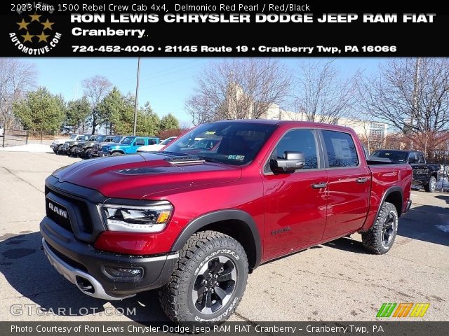 2023 Ram 1500 Rebel Crew Cab 4x4 in Delmonico Red Pearl