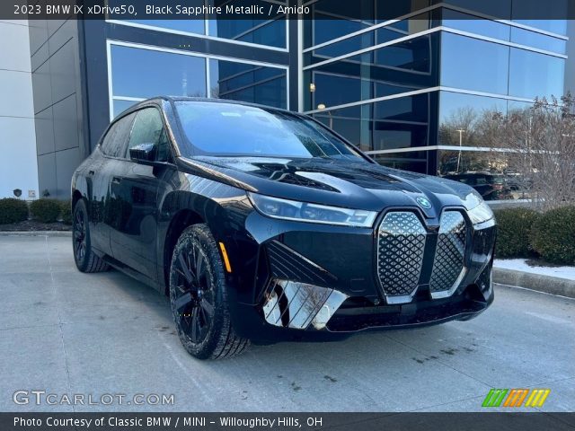 2023 BMW iX xDrive50 in Black Sapphire Metallic
