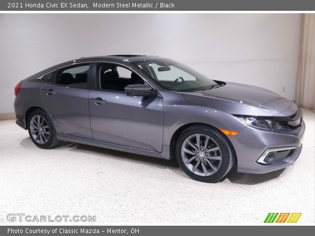 2021 Honda Civic EX Sedan in Modern Steel Metallic