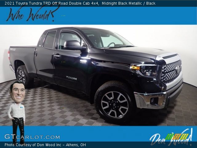 2021 Toyota Tundra TRD Off Road Double Cab 4x4 in Midnight Black Metallic