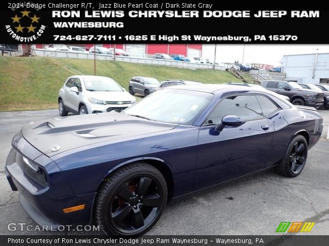 2014 Dodge Challenger R/T in Jazz Blue Pearl Coat