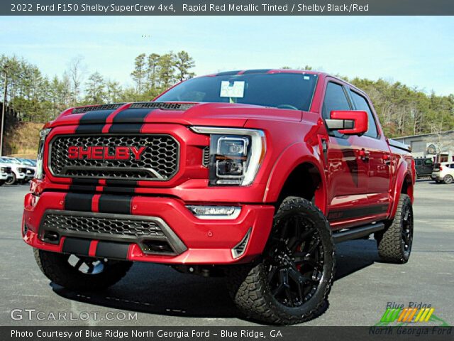 2022 Ford F150 Shelby SuperCrew 4x4 in Rapid Red Metallic Tinted