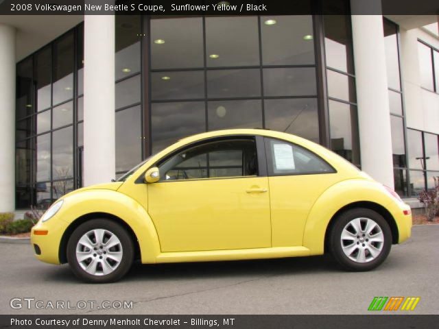 2008 Volkswagen New Beetle S Coupe in Sunflower Yellow