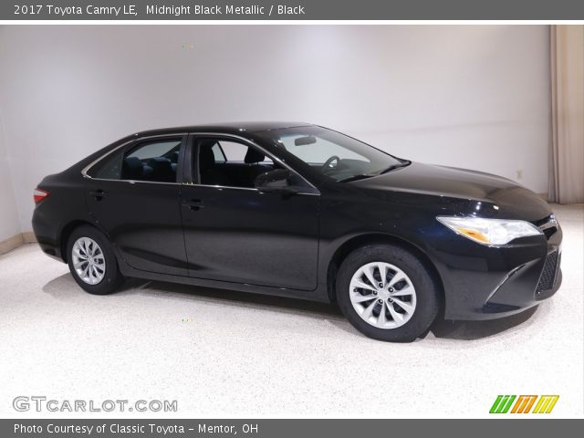 2017 Toyota Camry LE in Midnight Black Metallic