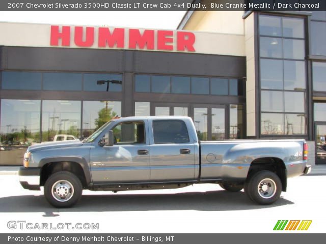 2007 Chevrolet Silverado 3500HD Classic LT Crew Cab 4x4 Dually in Blue Granite Metallic