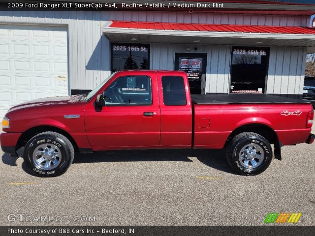 2009 Ford Ranger XLT SuperCab 4x4 in Redfire Metallic