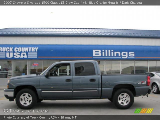 2007 Chevrolet Silverado 1500 Classic LT Crew Cab 4x4 in Blue Granite Metallic