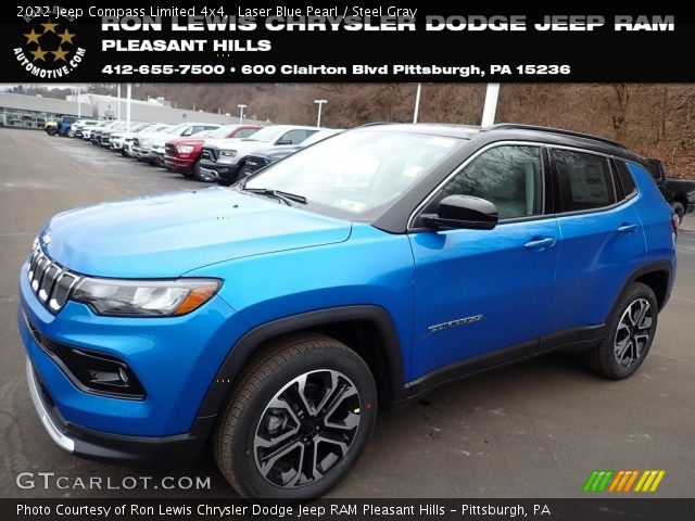 2022 Jeep Compass Limited 4x4 in Laser Blue Pearl