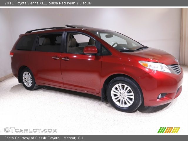 2011 Toyota Sienna XLE in Salsa Red Pearl