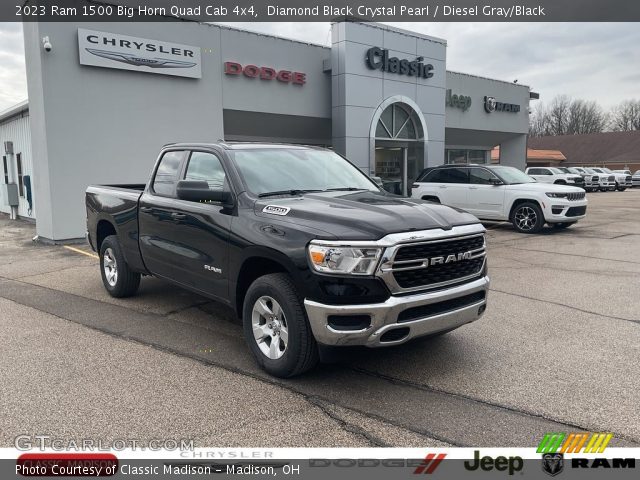 2023 Ram 1500 Big Horn Quad Cab 4x4 in Diamond Black Crystal Pearl