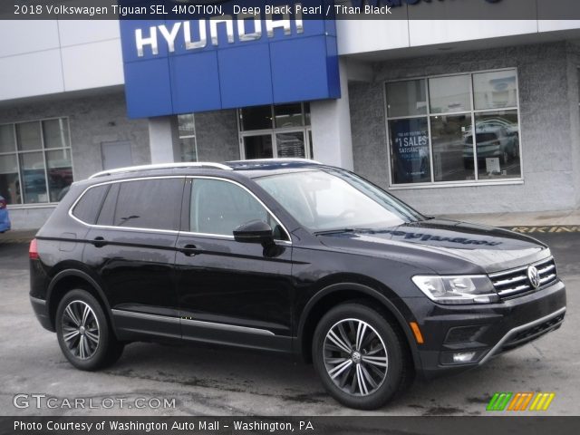 2018 Volkswagen Tiguan SEL 4MOTION in Deep Black Pearl