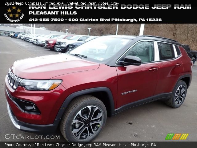 2022 Jeep Compass Limited 4x4 in Velvet Red Pearl