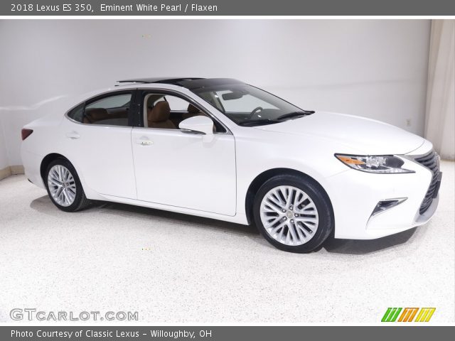 2018 Lexus ES 350 in Eminent White Pearl