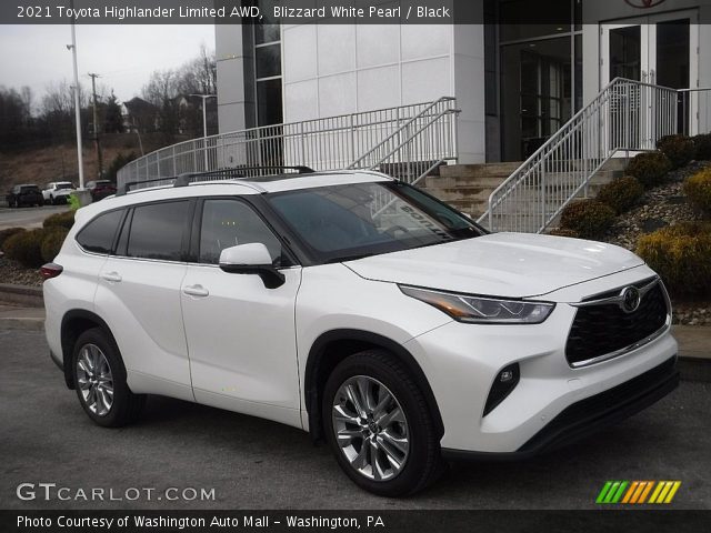 2021 Toyota Highlander Limited AWD in Blizzard White Pearl