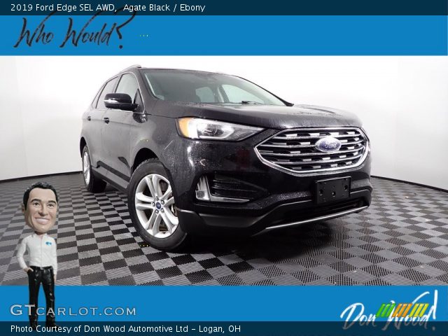 2019 Ford Edge SEL AWD in Agate Black