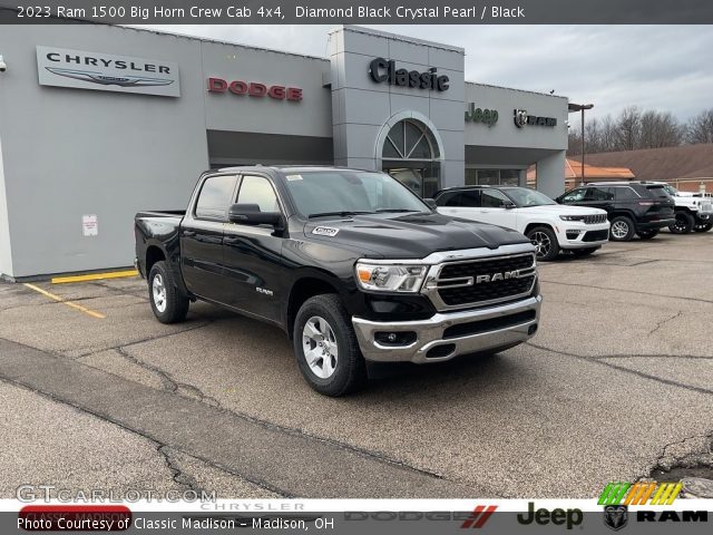 2023 Ram 1500 Big Horn Crew Cab 4x4 in Diamond Black Crystal Pearl