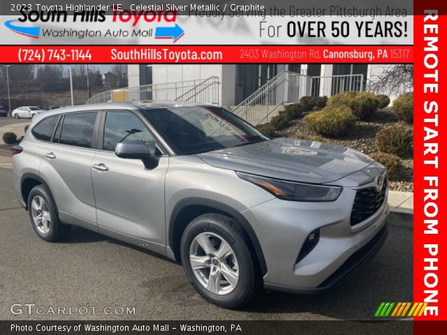 2023 Toyota Highlander LE in Celestial Silver Metallic