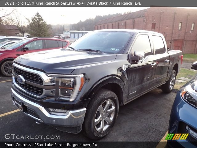 2021 Ford F150 King Ranch SuperCrew 4x4 in Agate Black