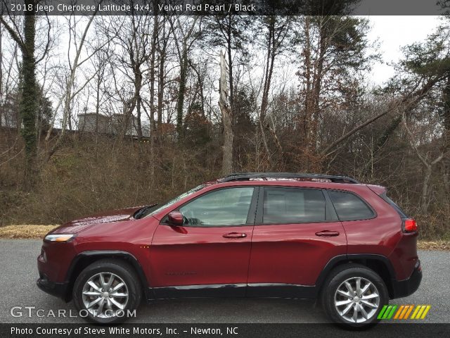 2018 Jeep Cherokee Latitude 4x4 in Velvet Red Pearl