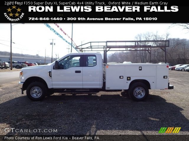 2021 Ford F350 Super Duty XL SuperCab 4x4 Utility Truck in Oxford White