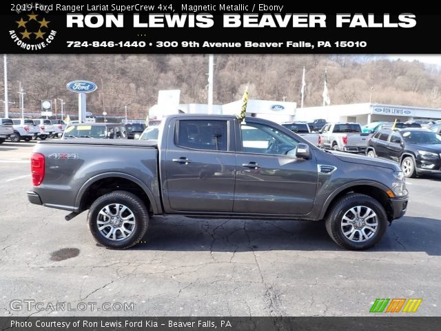 2019 Ford Ranger Lariat SuperCrew 4x4 in Magnetic Metallic