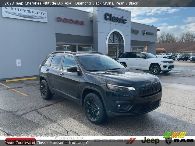 2023 Jeep Cherokee Altitude Lux 4x4 in Diamond Black Crystal Pearl