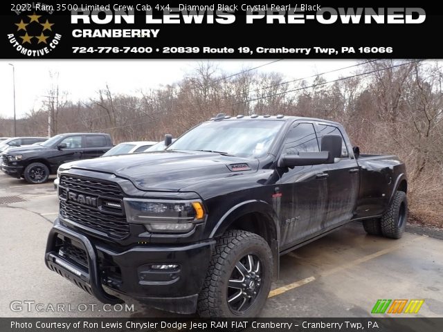 2022 Ram 3500 Limited Crew Cab 4x4 in Diamond Black Crystal Pearl