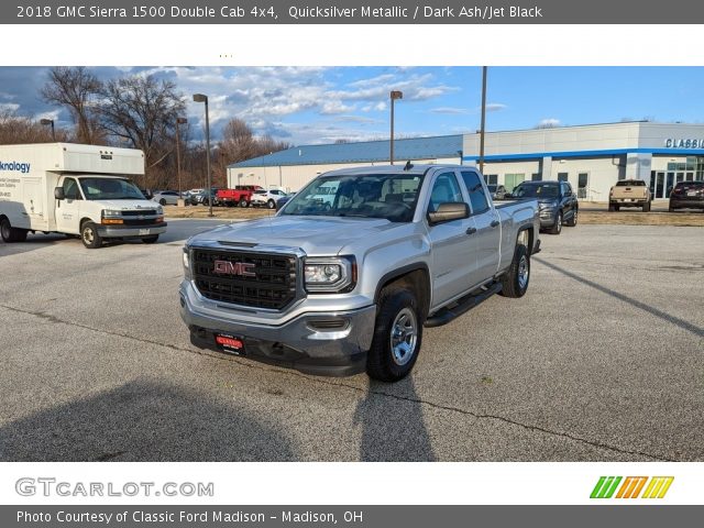 2018 GMC Sierra 1500 Double Cab 4x4 in Quicksilver Metallic